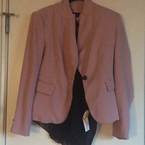 Zara pink plum large blazer